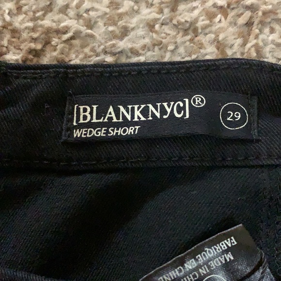 Blank NYC black shorts wedge short - Picture 5 of 9